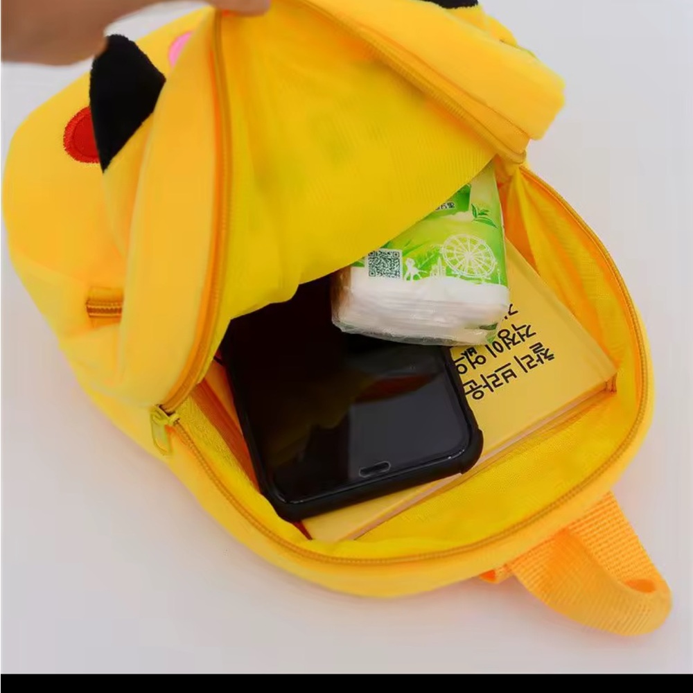 Yellow Pikachu Backpack - Picture 2 of 3